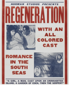 REGENERATION 1923 film - marketing poster