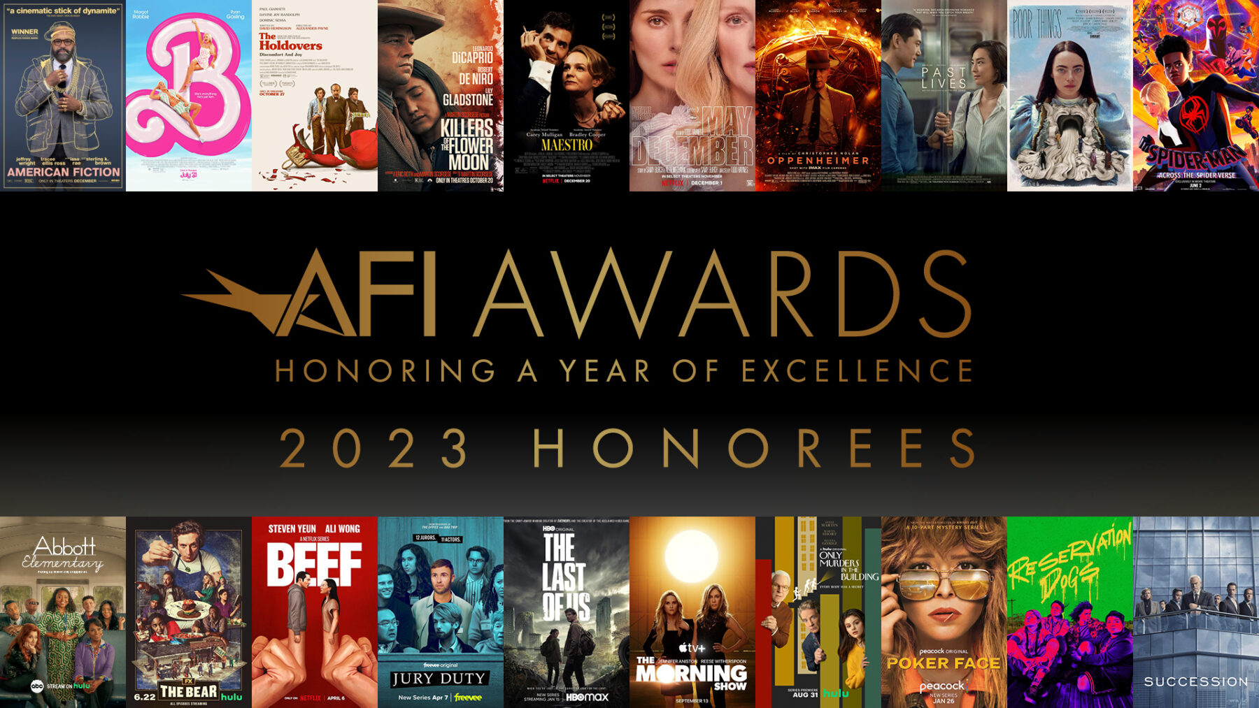 AFI AWARDS 2023 Honorees Announced American Film Institute