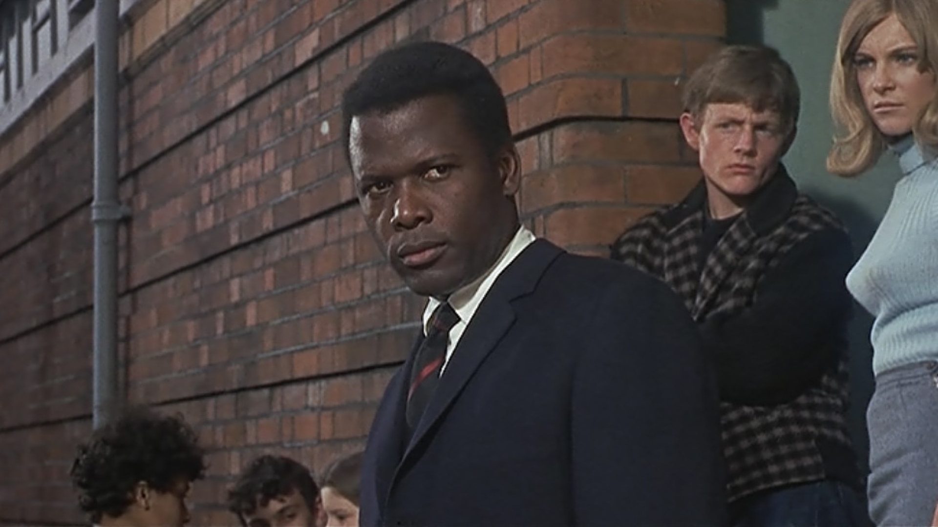 TO SIR, WITH LOVE film still of Sidney Poitier